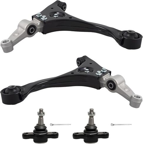 TUCAREST 4Pcs Suspension Kit (K500035 K641391 K641392) Front Lower Control Arm and Ball Joint Compatible With 2006-2010 Hy-undai Sonata [# 545013K000 545003K060 517603K000 545013K500] in Saudi Arabia