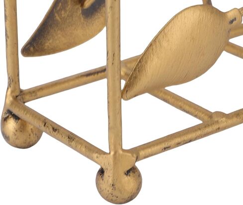 Haofy Metal Napkin Holder Rustic Bird Design Tissue Dispenser With Vintage Gold Finish For Farmhouse Kitchen Dining Table Cafe Decor Iron Napkin Stand Holder in Saudi Arabia