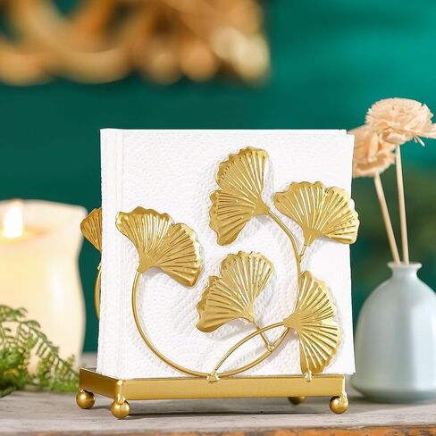 Modern Metal Napkin Holder, Gold Paper Napkin Holder for Bathroom, Kitchen in Kuwait