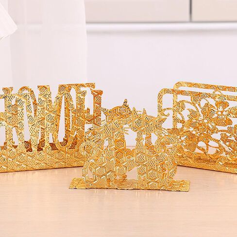 Napkin Holder for Table – Elegant Metal Napkin Organizer for Kitchen Countertops, Dining Tables, and Parties, Decorative Napkin Holder for Cocktail or Paper Napkins（Cat） in Saudi Arabia