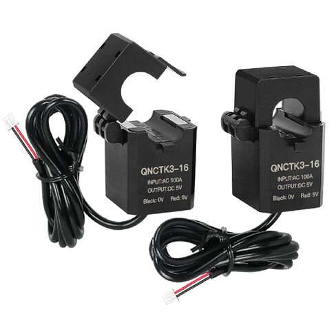 QNCTK3-16 Split Core Current Transformer, AC 100A Input, DC 5V Output, 0.5% Accuracy, Clamp-On CT Sensor (AC 10A Output DC 3.3V) in Saudi Arabia
