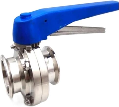 Pipe OD 19mm 25mm 32mm Valve SS304 Ferrule OD 50.5mm Fit 1.5" Tri Clamp Squeeze Trigger(25mm) in Kuwait