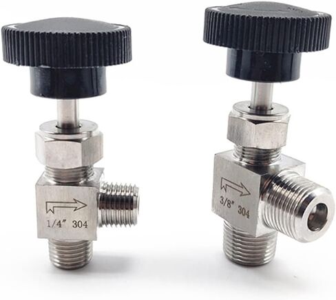 1/8" 1/4" 3/8" 1/2" Male Right Angle Type Globe Valve 304 Stainless Steel Valve(3/8") in Kuwait