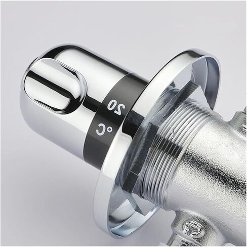 Inch DN15 Brass Thermostatic Mixing Valve Solar Water Heater Valve Adjust The Mixing Water Temperature Thermostatic Mixer in Kuwait