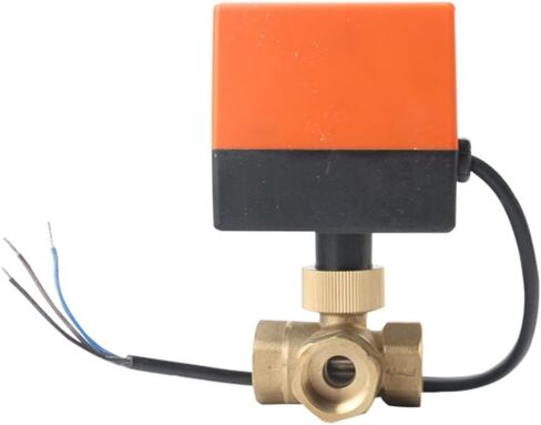 1PCS 3/4 3-Way Actuator Valve AC220v Ball Valve DN20 Ball Valve(12VDC) in Kuwait