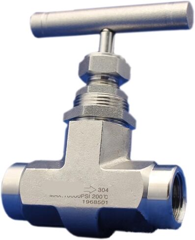 1PCS 1/4" 3/8" 1/2" Female Thread 10000 PSI Stainless Steel 316 Globe Globe Valve(3/8",BSP) in Kuwait