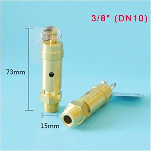 0.8Mpa 1.6Mpa ذكر الموضوع صمام تنفيس حلقة سحب نوع صمام تحرير الأمان لغلاية آلة ضاغط الهواء (1 "، 1.1MPA) in Kuwait