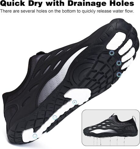 Water Shoes for Women Men, Quick Dry Barefoot Aqua, Hiking, Walking, Non-Slip, Athletic River Shoes for Outdoor Sports in Saudi Arabia