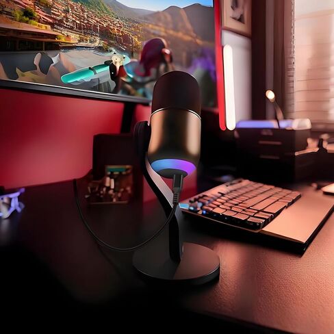 كابل ميكروفون Saipomor بطول 10 أقدام USB-C إلى USB-A وUSB-C 2 في 1 - متوافق مع Logitech G Yeti GX، Fifine AmpliGame A6، HyperX QuadCast S، SoloCast، TONOR TC30 - سلك ميكروفون أسود in Saudi Arabia
