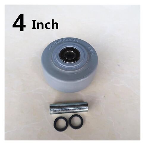 1 Pack 4 Inch Heavy Duty Single Wheel Korean TPR Caster Wear Resistant Trolley in Saudi Arabia