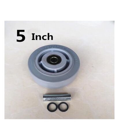 1 Pack 4 Inch Heavy Duty Single Wheel Korean TPR Caster Wear Resistant Trolley in Saudi Arabia