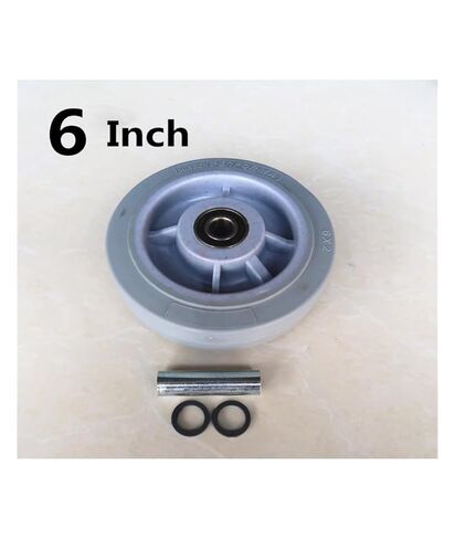 1 Pack 4 Inch Heavy Duty Single Wheel Korean TPR Caster Wear Resistant Trolley in Saudi Arabia