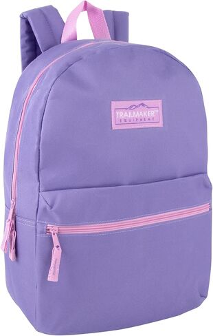 Trail maker Classic 17 inch Backpacks with Adjustable Padded Straps | School Backpacks for Girls, Boys (Navy) in Saudi Arabia