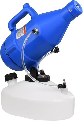 4.5L Portable ULV Fogger Machine with Adjustable Spray & 30ft Range, Handheld Cold Mist Disinfectant Sprayer, Lightweight Design for Hotels, Schools, Yards HESM-01 in Saudi Arabia
