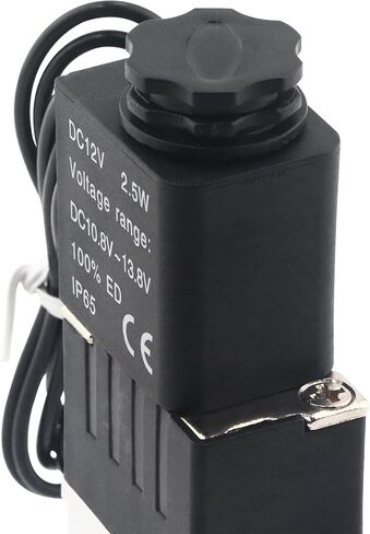 صمام الملف اللولبي 4V210-08 DC12V سلسلة ملف واحد يعمل بالكهرباء 5 طرق 2 موضع 1/4 بوصة NPT نوع التوصيل سلك مخرج in Kuwait