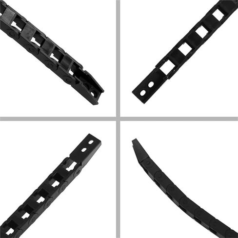 سلسلة سحب الكابل 7*7 مللي متر L1000mm نصف القطر 15 مللي متر سلك الناقل 7*7 مع نهاية مناسبة لأداة آلة التوجيه باستخدام الحاسب الآلي جسر نوع البلاستيك حبل السحب in Kuwait