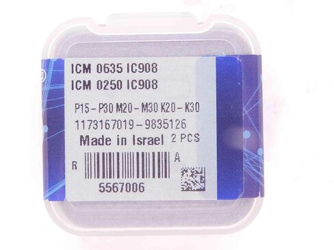 2 قطعة جديد ISCAR ICM 0635 IC908 TiAlN مطلي بالكربيد القابل للاستبدال رأس الحفر - EA1234BM5 in Saudi Arabia