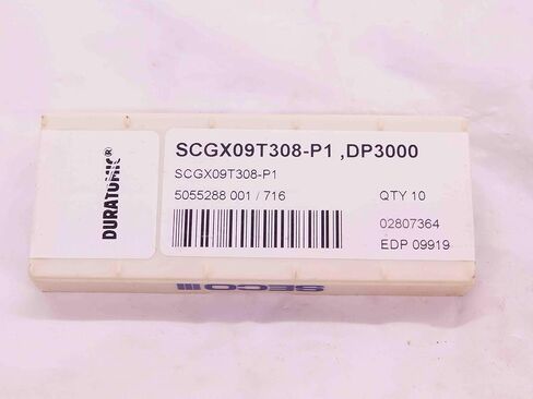 10pcs New SECO SCGX09T308-P1 DP3000 TiCN & Al2O8 Coated Carbide Drill Inserts - EA1200BL5 in Saudi Arabia