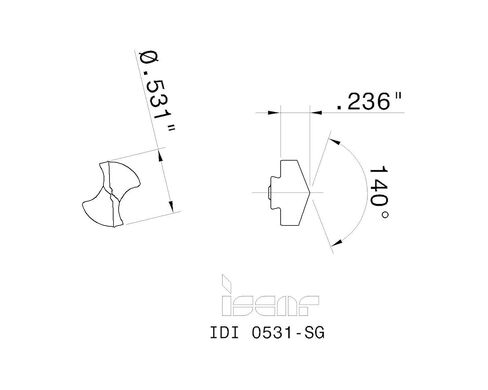 2 قطعة ISCAR IDI 0531-SG IC908 TiAlN كربيد استبدال الحفر تلميح إدراج.531 OD - BR8961CT4 in Saudi Arabia