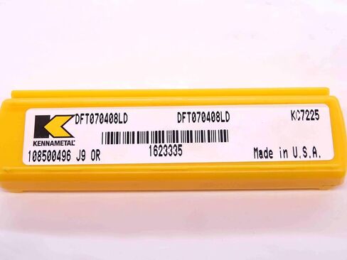5 قطعة KENNAMETAL DFT070408LD KC7225 إدراجات حفر كربيد مصنوعة في الولايات المتحدة الأمريكية - DCT-NS2368 in Saudi Arabia