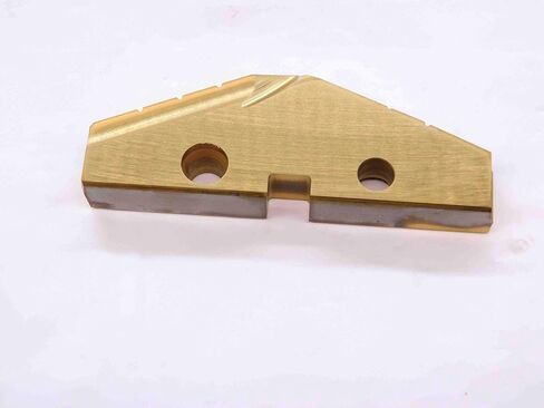 1pc AMEC 454T-0214 2 7/16 O.D. Series #4 TiN Cobalt Spade Drill Insert 2.4375 - NS1448BU5 in Saudi Arabia