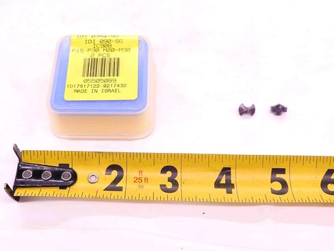 2pcs ISCAR IDI 0354-SG IC908 TiAlN Coated Carbide Replaceable Drill TIP Inserts - EA1217BM5 in Saudi Arabia
