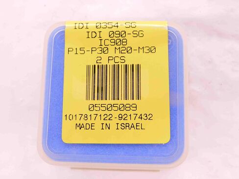 2pcs ISCAR IDI 0354-SG IC908 TiAlN Coated Carbide Replaceable Drill TIP Inserts - EA1217BM5 in Saudi Arabia