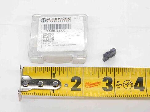 1pc Allied TAK0-13.00 Series #0 T-A PRO TiAlN Carbide Spade Drill Insert 13mm - DM3645CP4 in Saudi Arabia