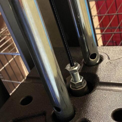 LFJ استبدال كابل الصالة الرياضية اللياقة البدنية بكرة كابل أسلاك الفولاذ حبل لآلة الكابلات الرئيسية الصالة الرياضية رفع الأثقال نظام بكرة (أسود قابل للتعديل مع نهاية المسمار، 137) in Kuwait