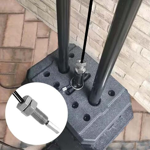 LFJ استبدال كابل الصالة الرياضية اللياقة البدنية بكرة كابل أسلاك الفولاذ حبل لآلة الكابلات الرئيسية الصالة الرياضية رفع الأثقال نظام بكرة (أسود قابل للتعديل مع نهاية المسمار، 137) in Kuwait