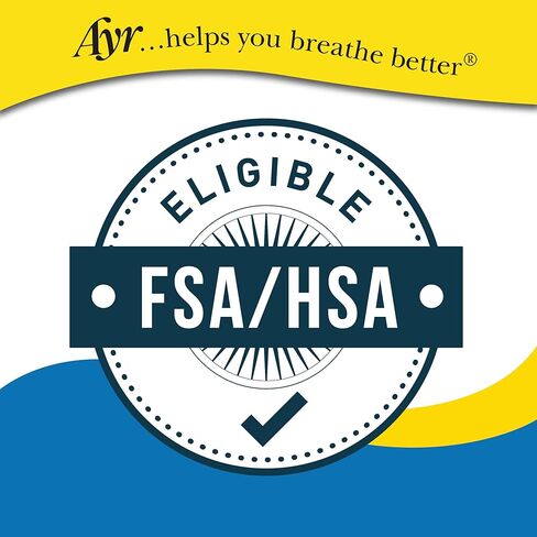 Ayr Saline Nasal Mist Spray 50 mL – Moisturizes Dry Nasal Passages, Helps Relieve Cold, Flu & Allergy Symptoms (Pack of 6) in Kuwait