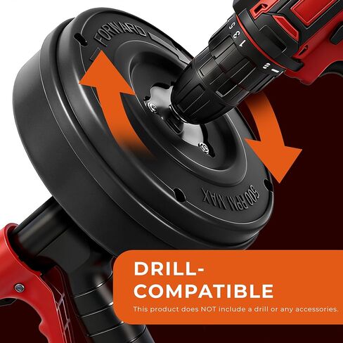 Drain Auger 25Ft Plumbing Snake Drain Snake, Toilet Auger Toilet Snake Drain Clog Remover, Hair Clog Remover with Drill Adapter for Kitchen Bathroom Shower Sink in Saudi Arabia