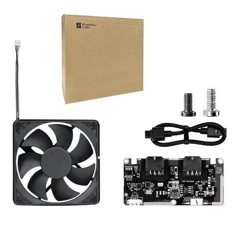 مجموعة مروحة العادم الخارجية الأصلية من الخيزران P2S لطابعة Bambu Lab P2S ثلاثية الأبعاد، ترقية تهوية عادم تدفق الهواء النشط - تقليل المركبات العضوية المتطايرة والأبخرة، وتحسين بيئة الترشيح والطباعة in Kuwait