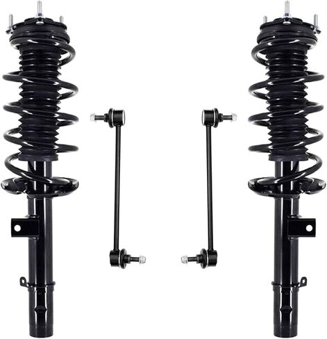 Detroit Axle - Front 4pc Struts Kit To Toyota Highlander 2001 2002 2003 ، Sway Sway Bar Links Struts & Coil Spring Assembly Suspension Quick Strups Struts Assembly Assembly in Saudi Arabia