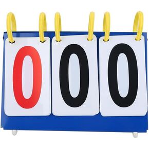 Scoreboard Digit Flip Sports Scoreboard Portable Score Conuter for Tennis Basketball,27.00 * 23.00 * 6.00 in Kuwait
