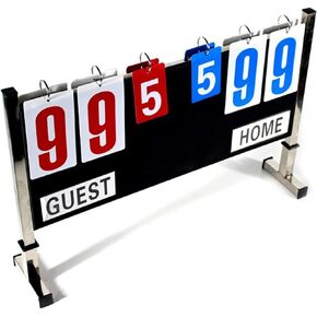 زعانف لوحة النتائج المحمولة، لوحة نتائج قلابة متعددة الرياضات، يمكنها تسجيل النتائج من 00 إلى 99، تصميم محمول وقابل للفصل، سهل الحمل in Kuwait