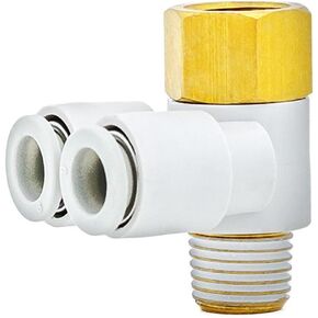 Pneumatic Double-headed Internal And External Screw Quick Plugs Connector KQ2VF04-M5/6-01 KQ2ZF08-02/10-03S12-04 2Pcs(KQ2VF4-01S) in Kuwait