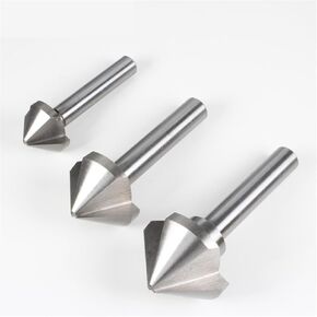 6.3-45mm HSS 3 Flute 120 Degree Chamfer Countersink Drill Bits (Size : 45mm) in Saudi Arabia