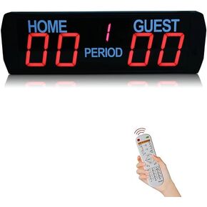 Score Keeper for Games Ping Pong/Badminton/Basketball/Football/Volleyball, Portable Digital Scoreboard with Remote Control in Kuwait