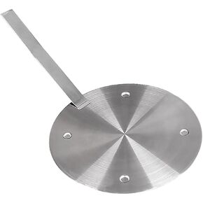 Cabilock 1Pc Stainless Steel Heat Induction Cooker Thermal Guide Plate Easy to Clean Cookware Protection for Food Thawing Cooking in Kuwait