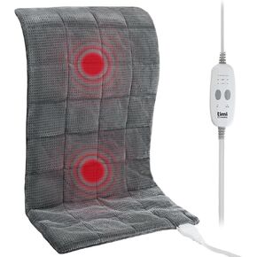 Heating Pad for Back - Weighted Heated Pad for Neck, Shoulder, Cramps and Knee, 3 Massage Modes & 3 Heat Levels, Auto Shut Off, Warm Gifts for Adult, 33"x18" in Saudi Arabia