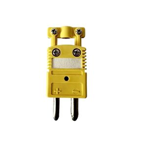 K J T Integral Cable Clamp Cap Standard Miniature Thermocouple Connector(Yellow K Male) in Saudi Arabia