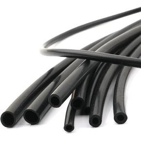 Lfang-Silicone Hose Black Silicone Tube 3~38mm Flexible Rubber Hose Thickened Heat Resistant Air Pump Line 1M, Pressure and explosion proof(4 x 8mm) in Saudi Arabia