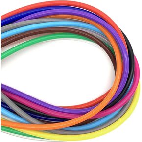 Lfang-Silicone Hose 1Meter 9 * 6 Mm Silicone Tube Flexible Rubber Hose Food Grade Soft Drink Pipe Water Connector Colorful Plumbing, Pressure and explosion proof(Yellow Silicone tube) in Saudi Arabia