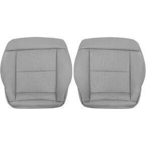 FZJDSD Black Driver & Passenger Side Bottom Microfiber Leather Seat Cover Compatible with Mercedes Benz E-Class E200 E250 E300 E350 2010 2011 2012 2013 2014 2015 2016 in Kuwait