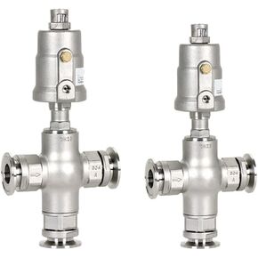 1PCS JDF1200S015V Stainless Steel Actuator Two-Position Three-Way Angle seat Valve Packaging Machine Quick Connector Design(SS304 020V G3-4) in Kuwait