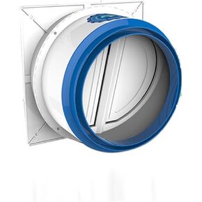 Range Hoods Common Flue Check Valve ABS Kitchen Flue Check Valve Reverse Smoke Valve 15 16 18 Cm in Kuwait