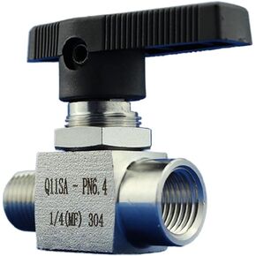 1/4" Stainless Steel High Pressure Male/Female Thread Ball Valve DN8 Inner and Outer Wire Straight Ball Valve in Kuwait