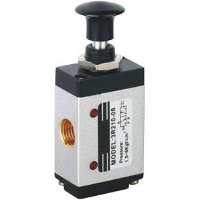 1PCS 3R / 4R 2-Position Five-Way Manual Valve Pull Valve G 1/8 1/4 3/8 1/2 Control Manual Valve Pneumatic Accessories(3R110 06 G1-8) in Kuwait