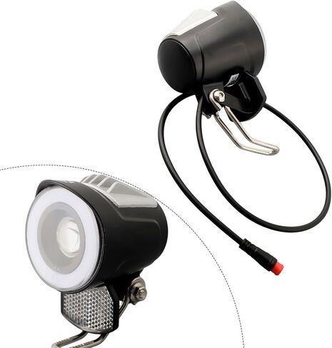 المصابيح الأمامية LED للدراجات الكهربائية 6-48 فولت IPX4 إضاءة الدراجة الأمامية المقاومة للماء للركوب الليلي in Kuwait